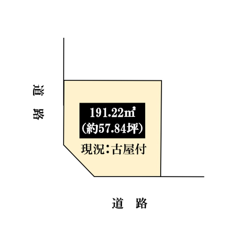 京田辺市田辺狐川の土地